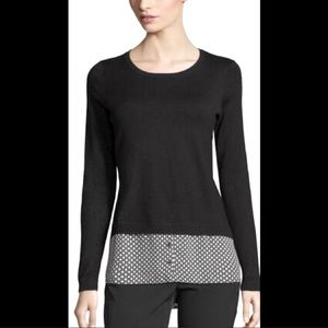 Adrianna Papell Crew neck printed twofer Sz XL